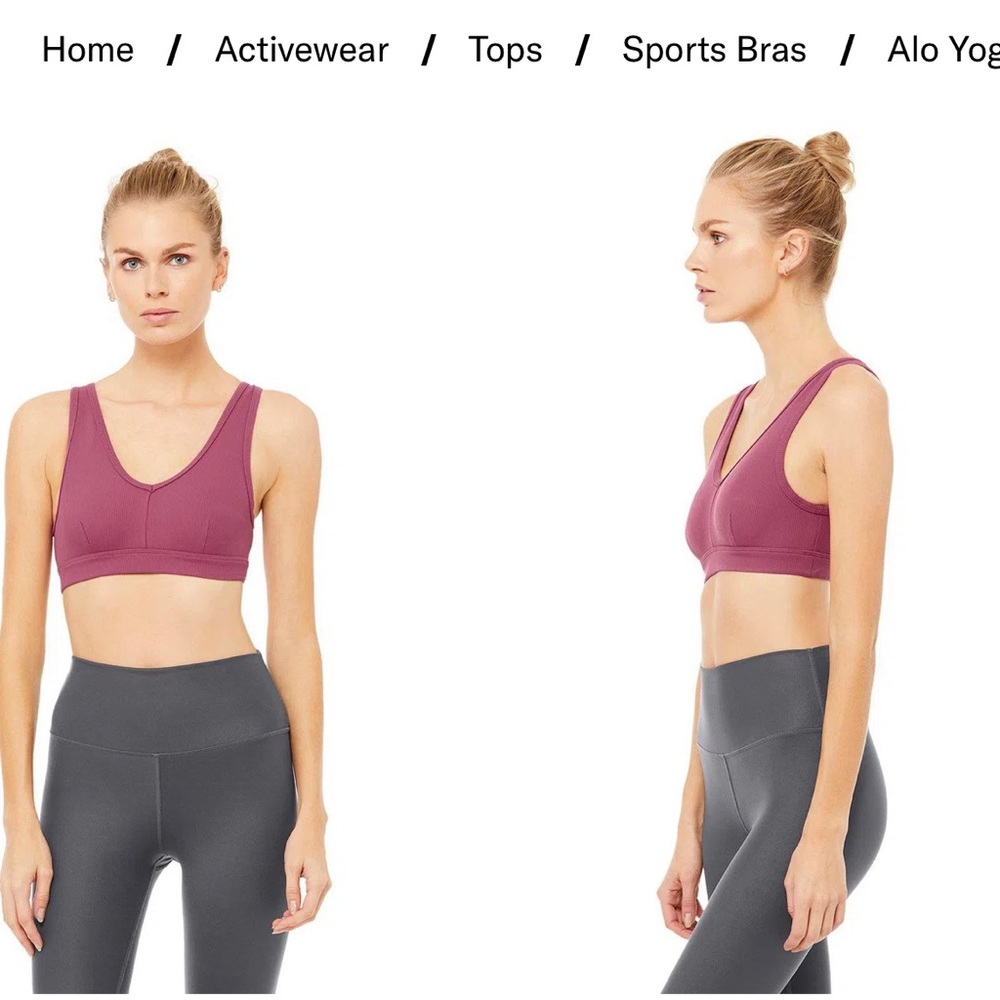 Alo Yoga Togetherness Bra Sz S